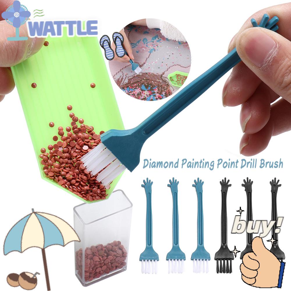Set 6 Chổi Vệ Sinh Tranh Thêu Thủ Công DIY Tiện Dụng
