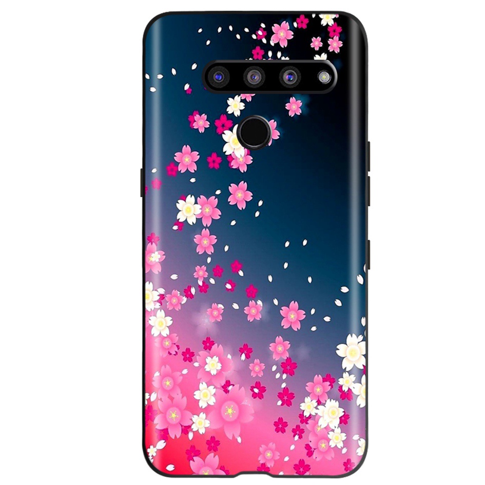 Ốp Điện Thoại Mềm In Hình Hoa Bướm Thời Trang Cho LG V40 V50 V50S Thinq LGV40 Thinq V405UA LGV50 V 50S