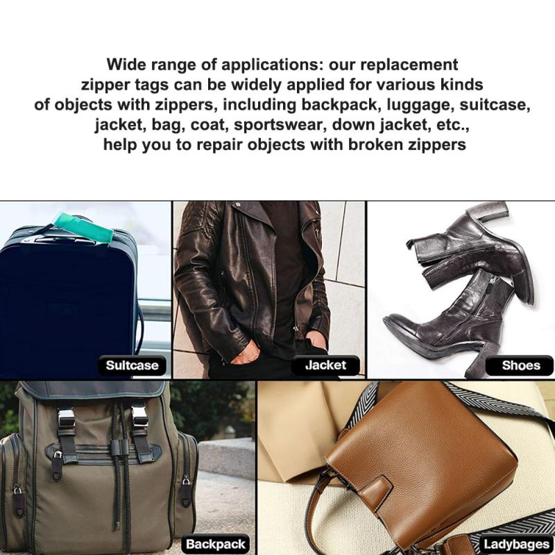 Bộ 8 Khóa Dây Kéo Thay Thế Cho Balo / Túi Xách / Vali