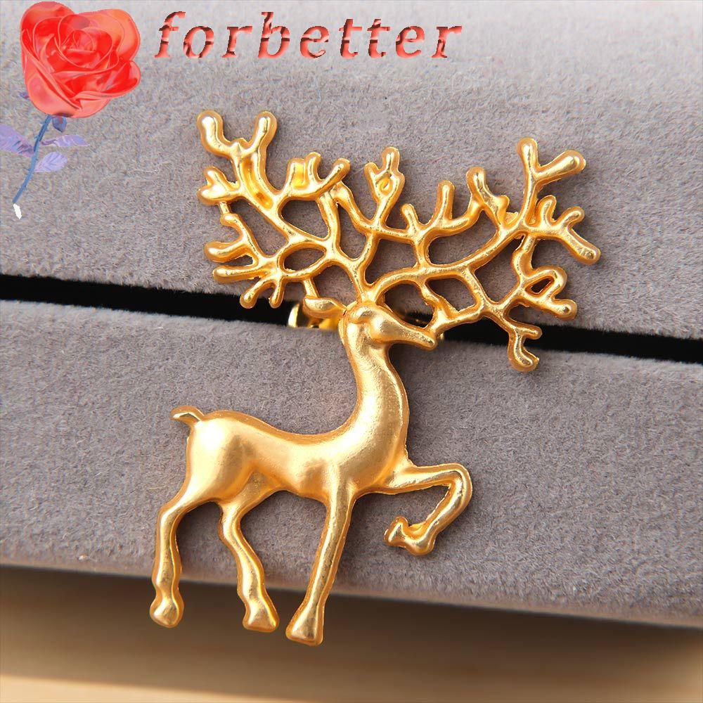 Trâm cài áo kim loại hình chú nai thời trang cho nữ