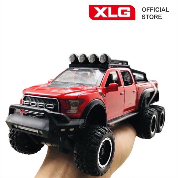 Mô hình xe bán tải Ford Raptor F150 cao cấp tỷ lệ 1:24 dài 22 cm