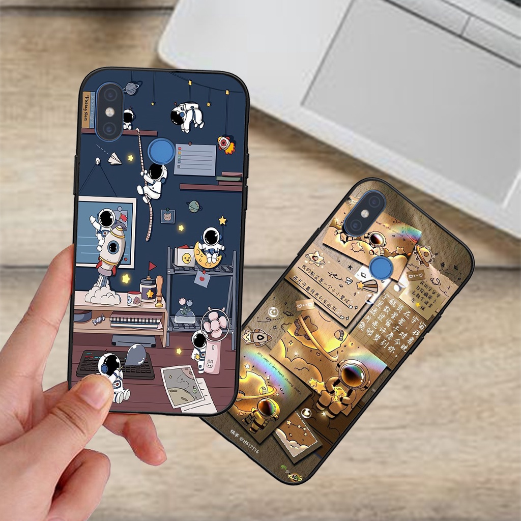 Ốp Xiaomi MI 8 / MI 8 LITE / Mi 8 SE in hình phi hành gia , vũ trụ ngân hà mẫu mới nhất