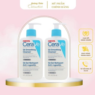 Sữa rửa mặt tẩy tế bào chết cerave sa cleanser 237ml mỹ/pháp