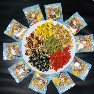  Trà Thảo Mộc Tái Tạo Tế Bào Gốc - Hoa Đậu Biếc mix 6 vị Detox giảm mỡ thanh lọc cơ thể phòng ngừa mệt mỏi căng thẳng 