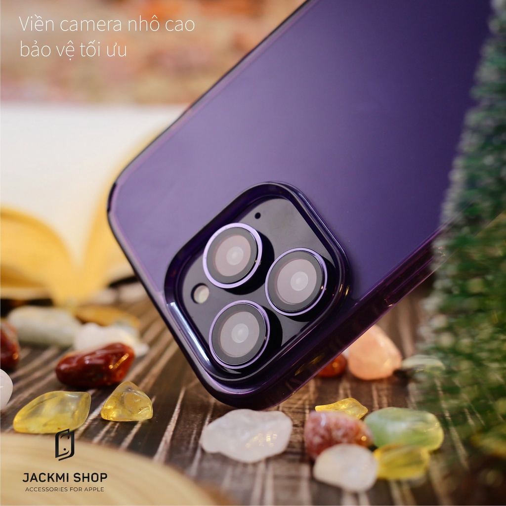 Ốp lưng Likgus Matte lưng nhám chống vân màu tím cho điện thoại ip 14 14 plus 14 pro 14 promax