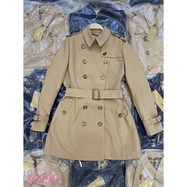 Áo khoác măng tô kaki dáng lỡ bbr 12 cúc sắt F1 và F2