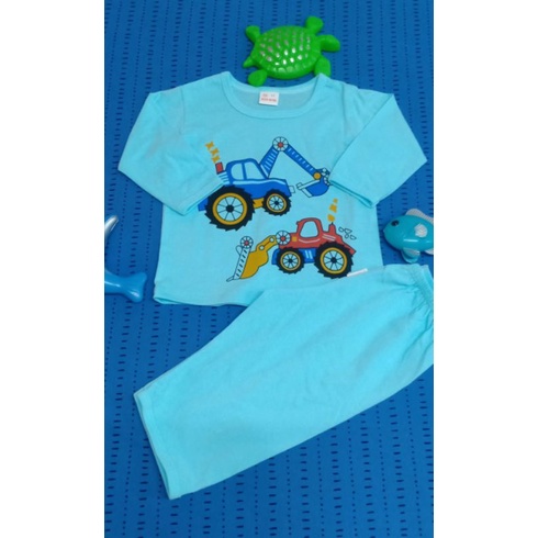 Đồ bộ tay dài 100% cotton dành cho bé trai và bé gái