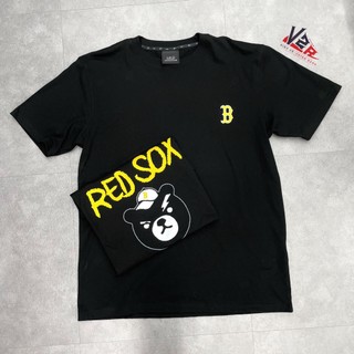 Áo thun New.era Red.Sox Unisex Màu Đen Basic