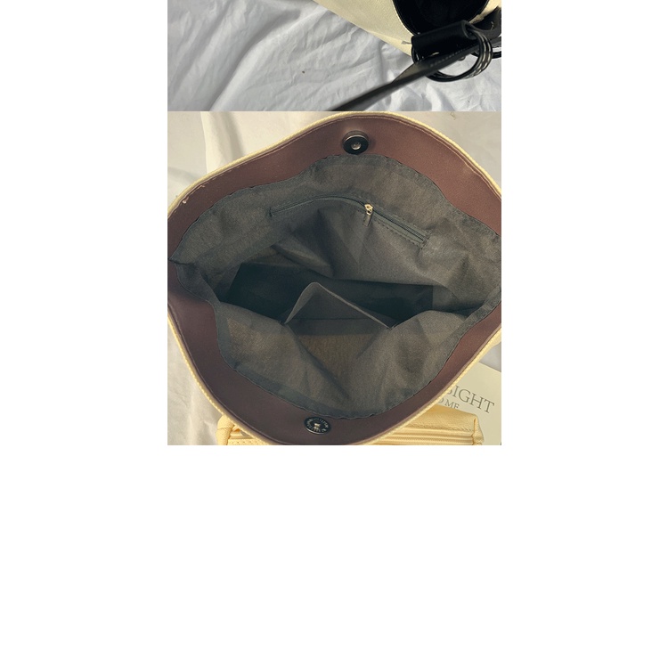 Túi Xách Vải Canvas Cỡ Lớn Thiết Kế Đơn Giản Phong Cách Hàn Quốc Thời Trang Cho Nữ