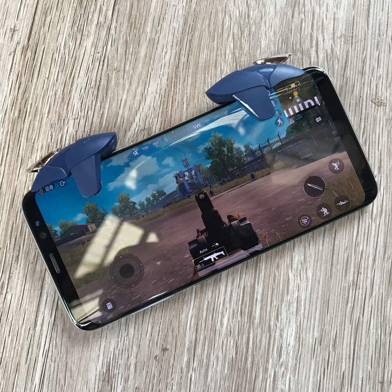Nút bắn pubg bấm chơi game CH-5 Blue Shark, Phụ kiện chơi game ff.
