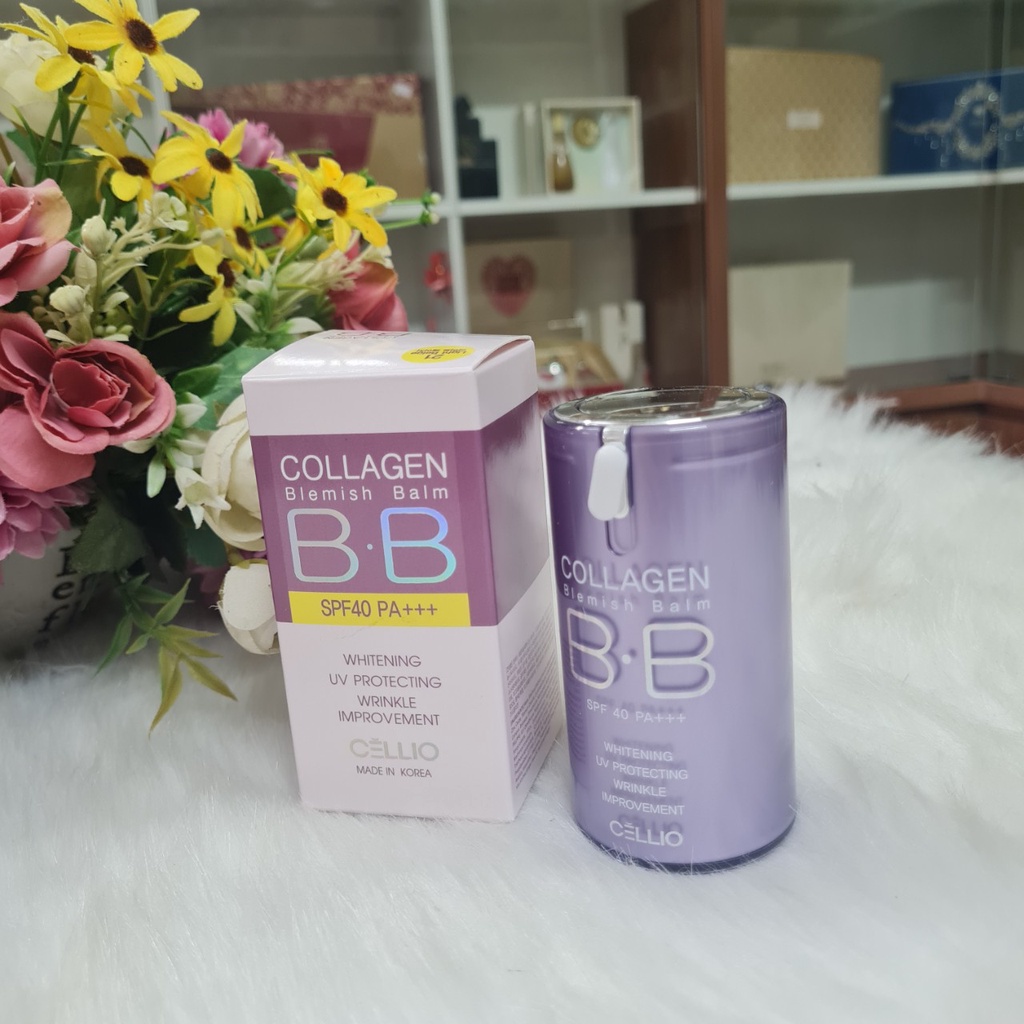 Kem Nền BB Collagen Cellio 40ml