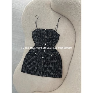 váy hai dây thiết kế mới
