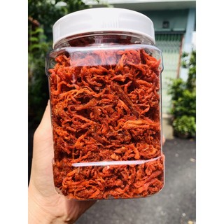 Khô bò ngon xé sợi hũ 500.gram - siêu ngon - đậm vị