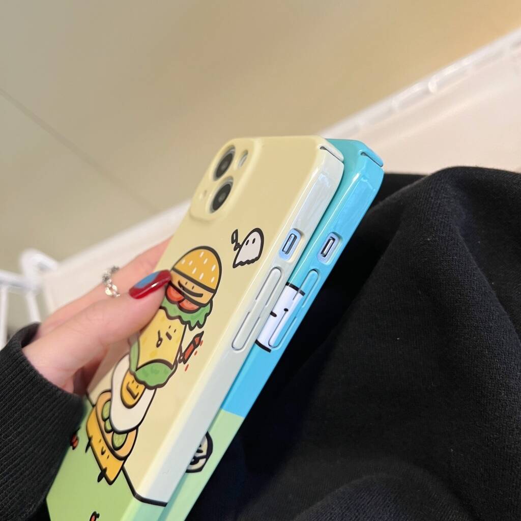 Casing Hard Compatible with Apple IPhone 11 11ProMax 12 12Pro 12ProMax 13 13Pro 13ProMax 14 14Pro 14plus 14ProMax Monster Pattern Cover