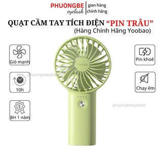 Quạt thổi khô mi nối tích điện cầm tay pin trâu chính hãng yoobao 4000mah