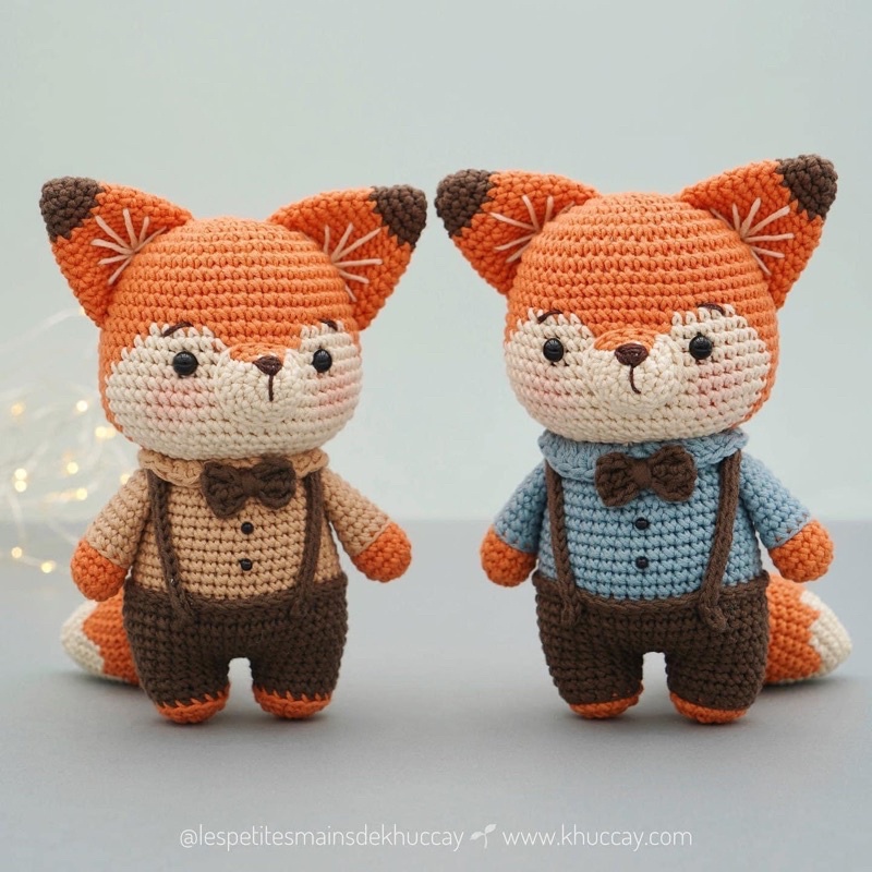 Cáo len handmade