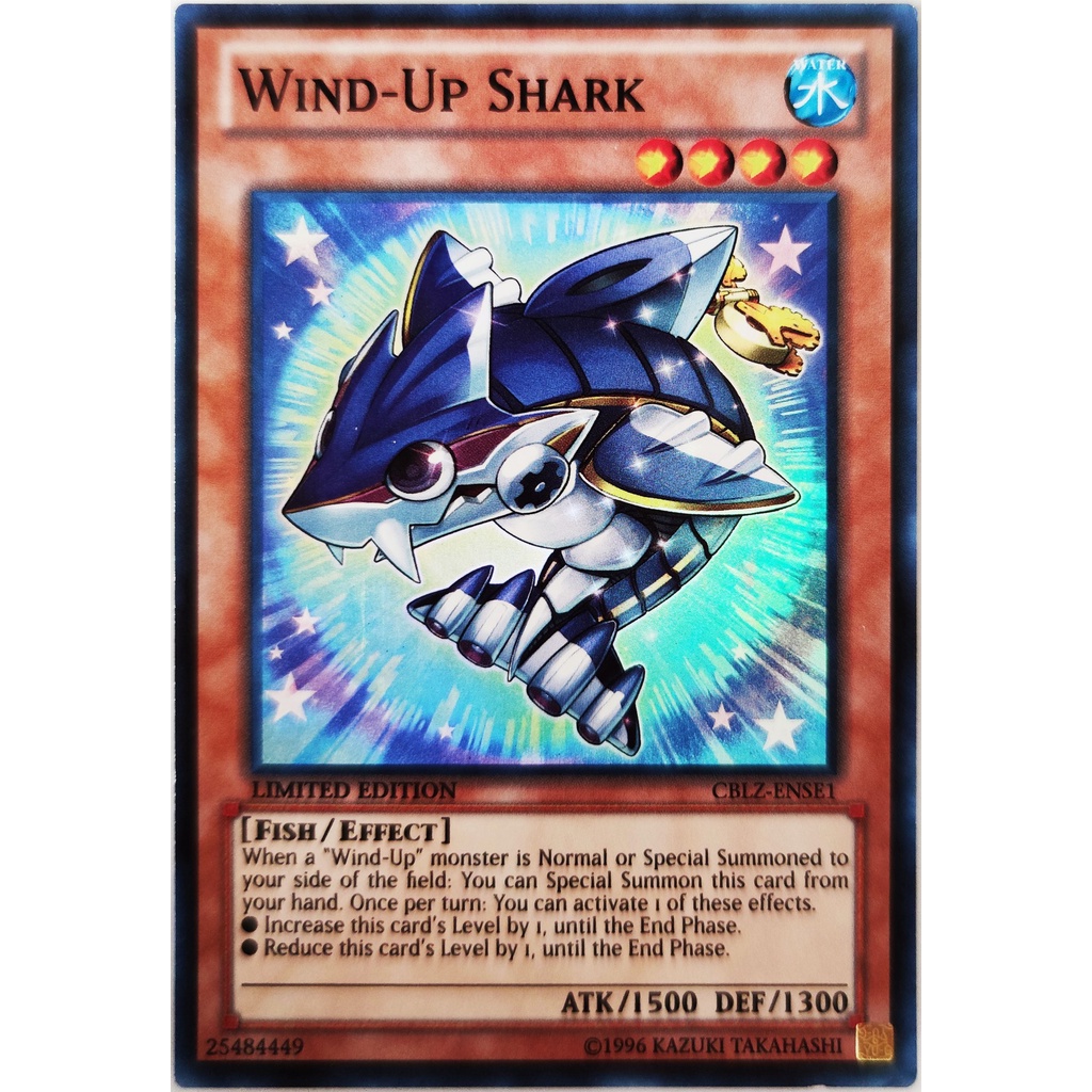 [Thẻ Yugioh] Wind-Up Shark |EN| Super Rare