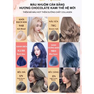 Thuốc nhuộm tóc Kami cân bằng, phủ bạc(không kèm trợ nhuộm)