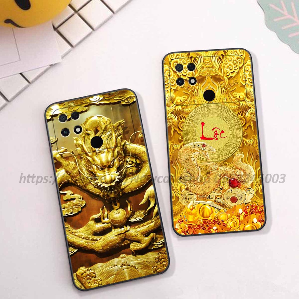 Ốp Xiaomi Poco C40 in hình 12 Con Giáp Tài Lộc 3D