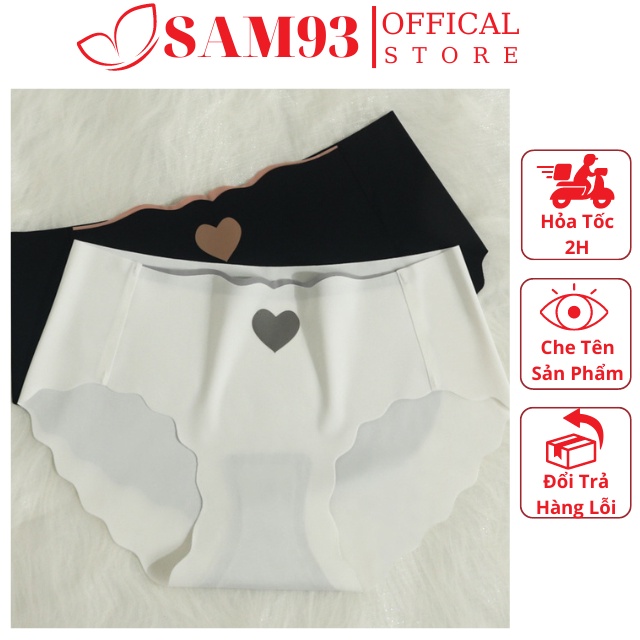 Quần Lót Đúc Su Nữ Viền Gợn Sóng Cao Cấp Mềm Mại, Gợi Cảm 💖FREESHIP💖 Quần Chip Su Thông Hơi, Kháng Khuẩn - SAM93 Q26