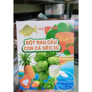 Bột rau câu con cá dẻo 3D Hiệp Long 12gr