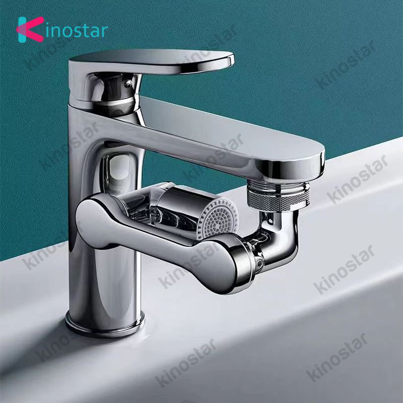 Vòi Rửa Chén Adapter Đa Năng Bắn Chống Xoay 1080 Độ Cơ Vòi Xịt Abs.