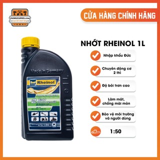 [Mẫu Mới] Nhớt 2 Thì Rheinol 1L - MADE IN GERMANY- CHUYÊN CÁC DÒNG MÁY CÔNG SUẤT LỚN