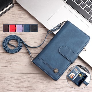 Bao Da Điện Thoại Nắp Lật Khóa Từ Tính Nhiều Ngăn Đựng Thẻ Cho IPhone 15 14 11 Pro XS Max XR I8 I7 I6S Plus SE Vỏ