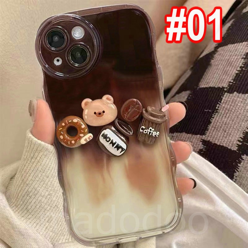 VIVO V27 V27E Y36 Y02 Y22 Y22S Y35 5G Y76 Y16 Y21 Y33S Y21S Y21T Y33T Y21A Y20 Y20i Y20S Y12A Y12S 2021 Y15S Y15A 2021 Y01 Y50 Y30 Y30i Y17 Y12 Y15 2020 Y3S U10 Y19 Y95 Y93 Y91 Y91i Y91C Y81 Y71 V23 V25 V25E V23E V5 V5S V9 Pro Bear Stand Phone Case BW 01