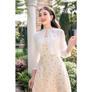 TIELA Đầm Váy hoa hai dây và áo khoác rời- Nelly Dress