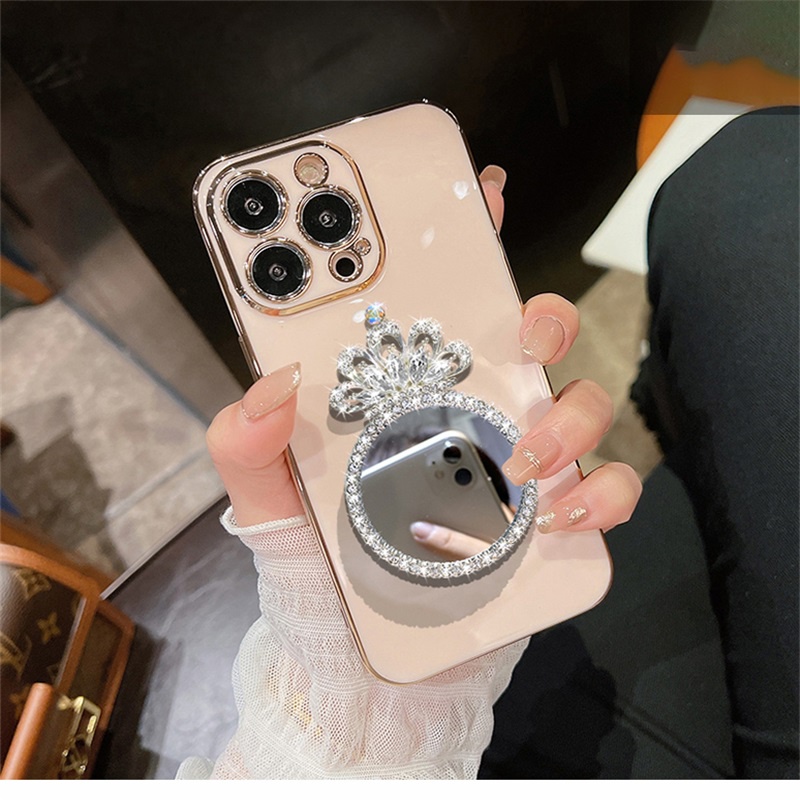 OPPO Reno 7 8 8T 8Z 7Z Pro 4G 5G Cho Ốp lưng điện thoại In Hình Crown Mirror