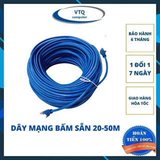 Dây cáp mạng Internet, dây lan bấm sẵn 2 đầu dài 1.5m, 3m, 5m giao màu ngẫu nhiên.shopphukienvtq
