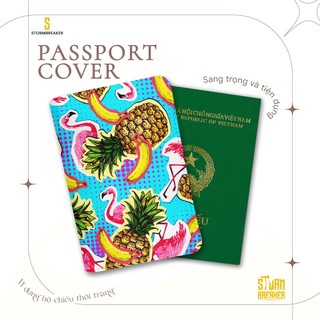 Bao Da Hộ Chiếu - Ví Đựng Passport Du Lịch ( in tên cá nhân ) Tropical - PP95 STORMBREAKER