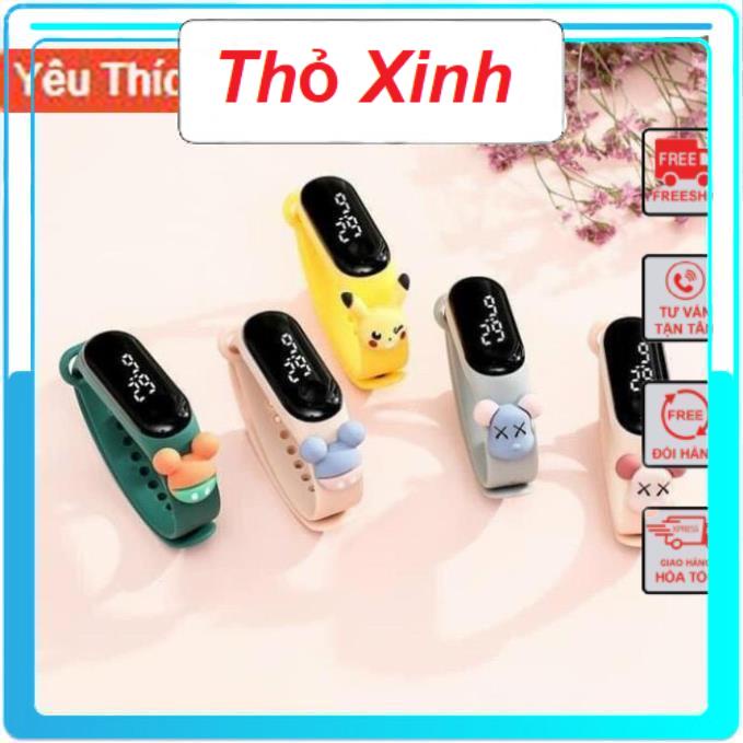 Đồng hồ điện tử Led Mtt5 trẻ em nhân vật hoạt hình ngộ nghĩnh TT56