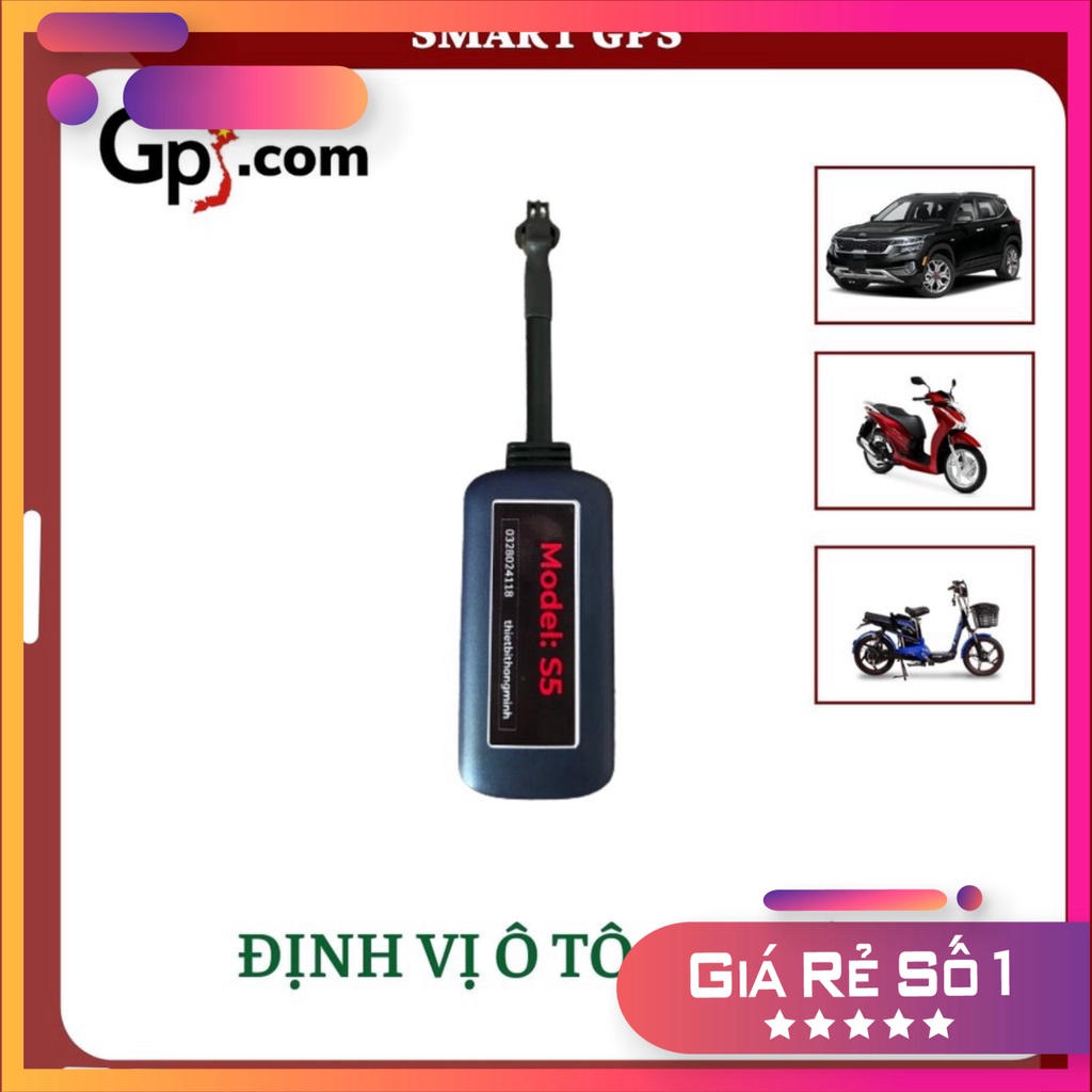 SALE RẺ (NEW) ĐỊNH VỊ XE MÁY, ĐỊNH VỊ Ô TÔ S5 SIÊU NHỎ GỌN, CHỐNG NƯỚC PHẦN MỀM QUẢN LÝ FULL HD SALE RẺ