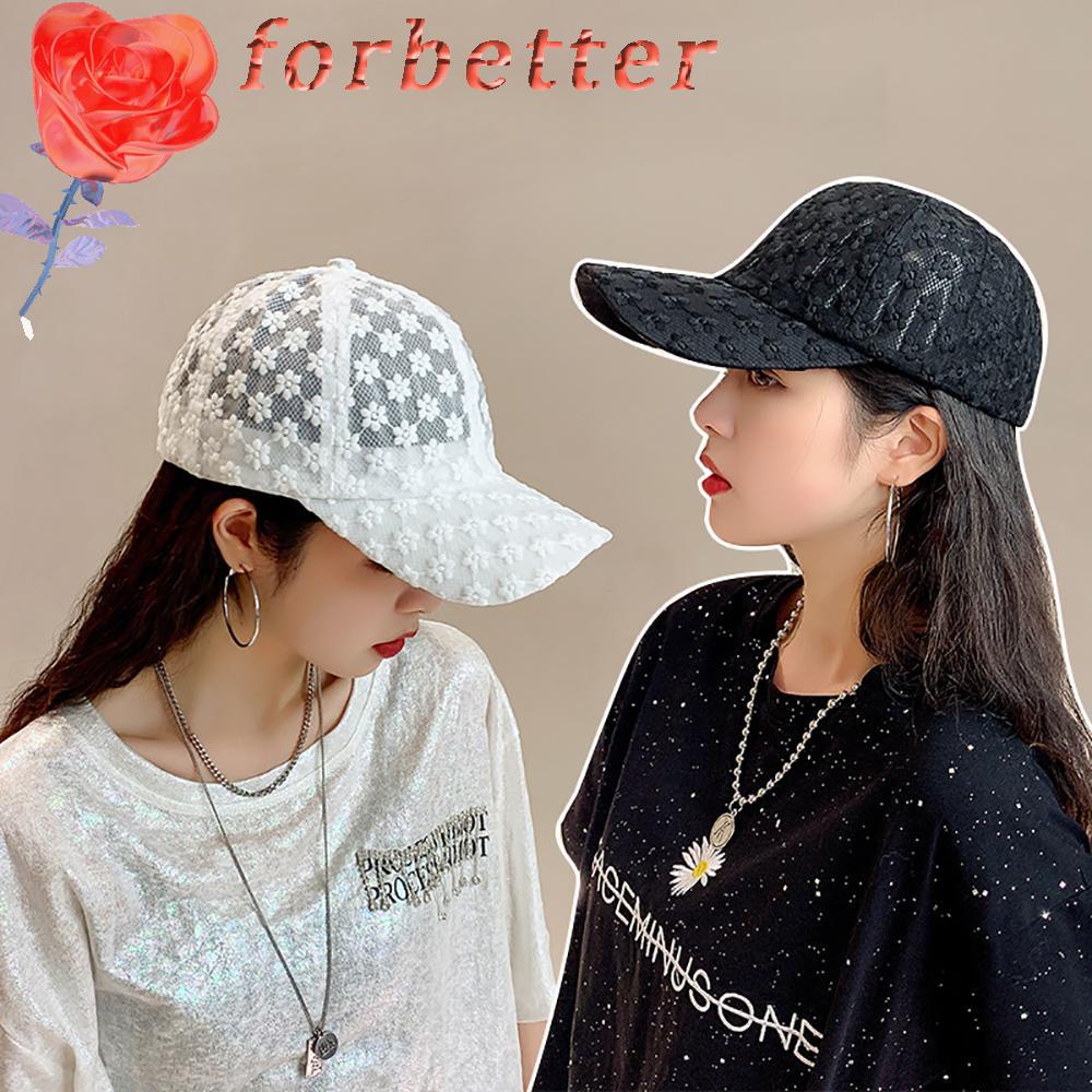 Mũ lưỡi trai phối lưới thoáng khí thời trang Hàn Quốc dành cho nữ
