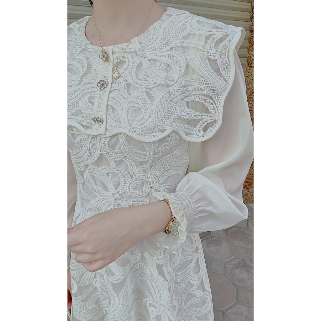 VÁY REN NƠ KÉP ĐÍNH NGỌC