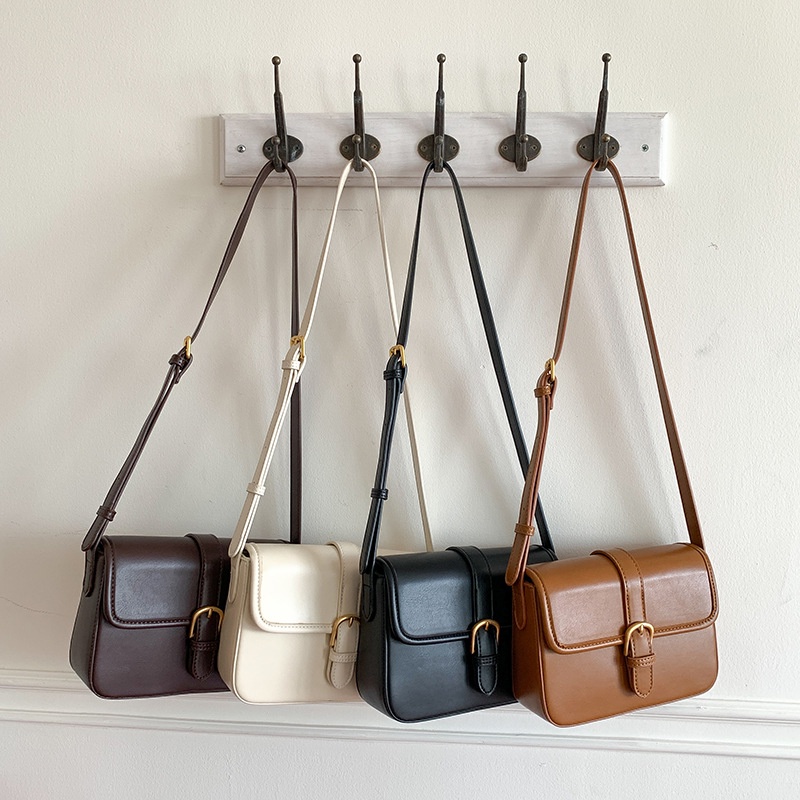 IELGY Túi Đeo Chéo Hình Vuông Cỡ Nhỏ Phong Cách Hàn Quốc Cổ Điển Thời Trang Cho Nữ