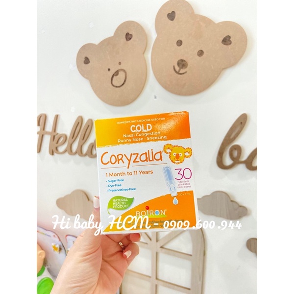 Muối uống đồng căn vi lượng cho bé 1m+ Coryzalia Canada