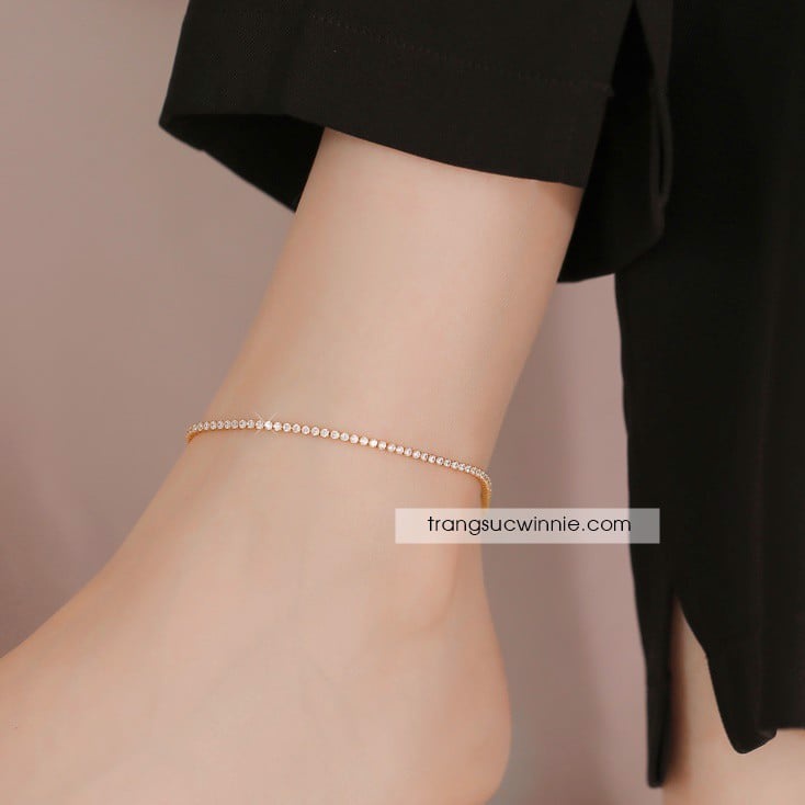 Lắc chân nữ titan Diamond line