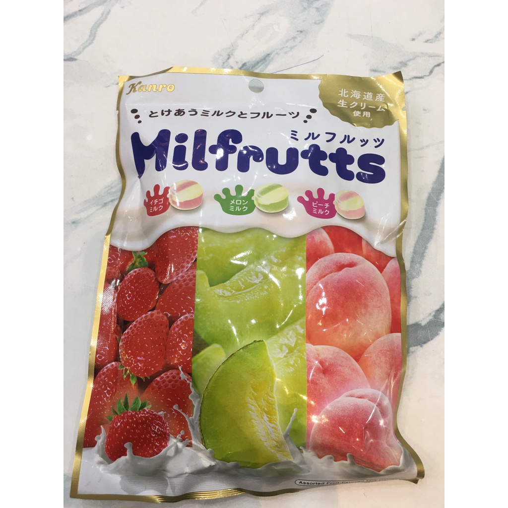 KẸO HOA QUẢ KANRO MILFRUTTS