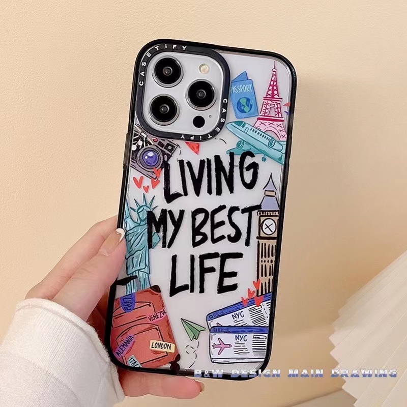 Ốp Điện Thoại Acrylic Trong Suốt Chống Sốc Cho iPhone14 / 13 / 12 / 11 / Pro / Max 14Pro / Max