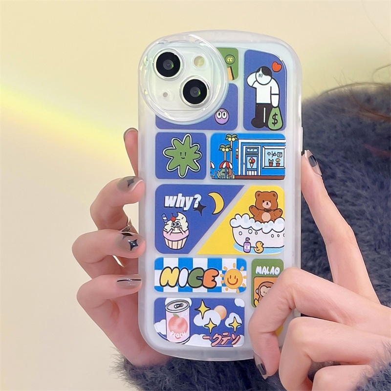 Ốp Điện Thoại Hình Oval Cho Xiaomi POCO M4 Pro F4 C40 X4 GT M5 F3 X3 NFC Redmi Note 11 10 Pro Xiaomi 12T 11T Mi 10T