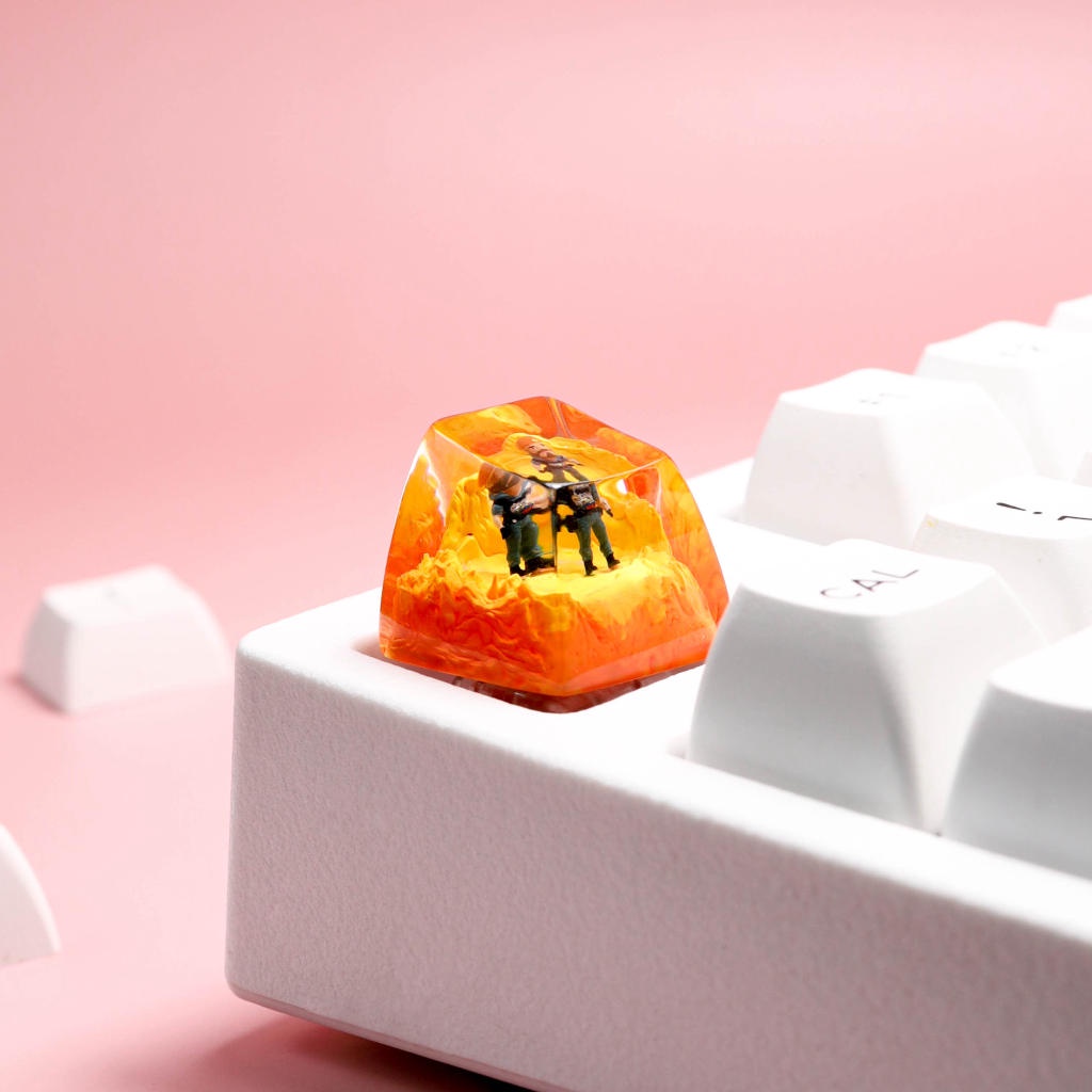Keycap Brimstone, Nút bàn phím valorant siêu đẹp, SA profile, phù hợp cho mọi bàn phím cơ tiêu chuẩn