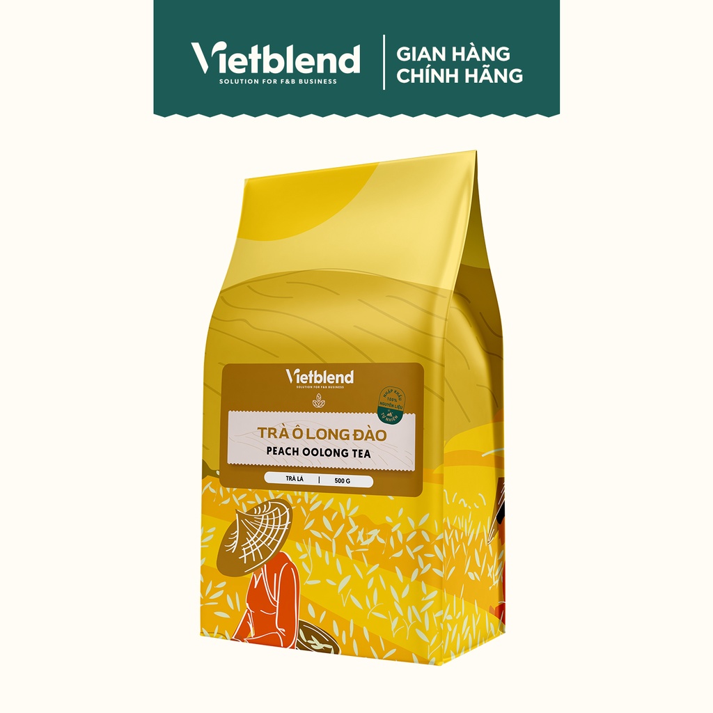 Trà ô long đào VIETBLEND túi 500g