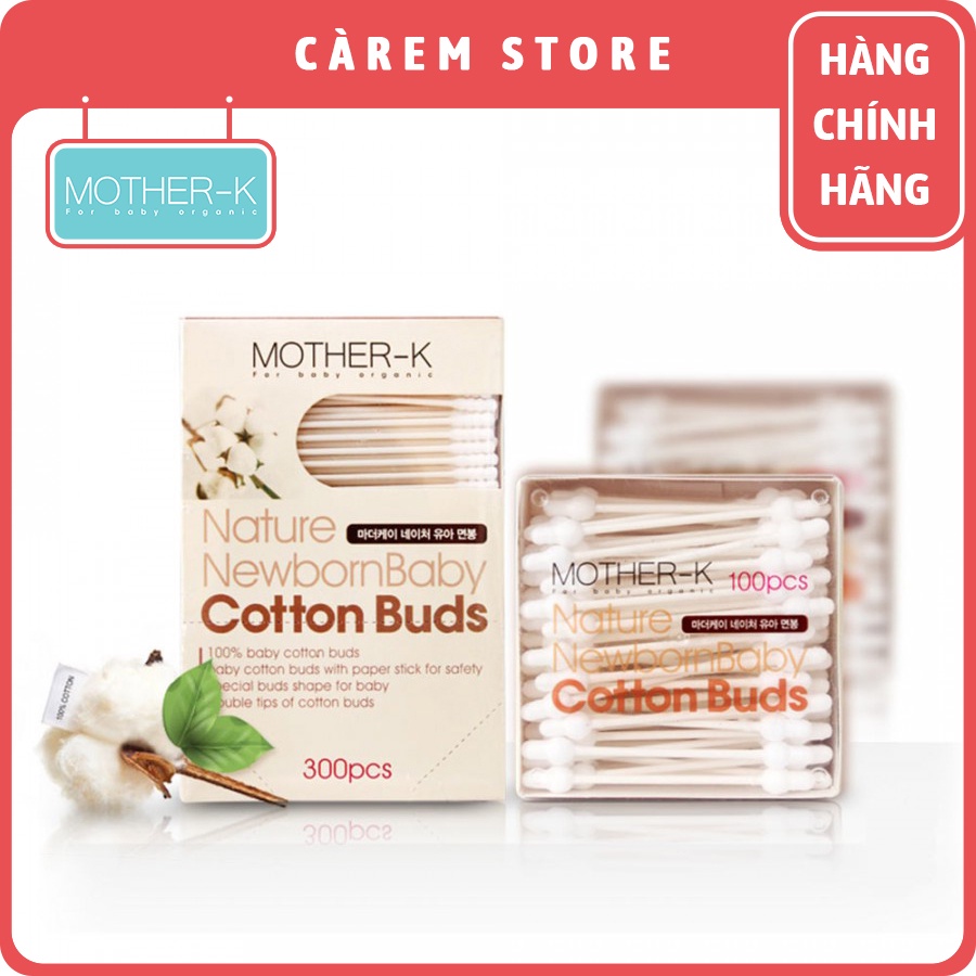Tăm bông dành riêng cho sơ sinh Mother-K Hàn Quốc