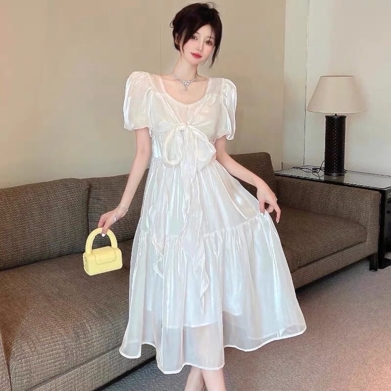 Đầm công chúa tay bồng APPLE BOM 308