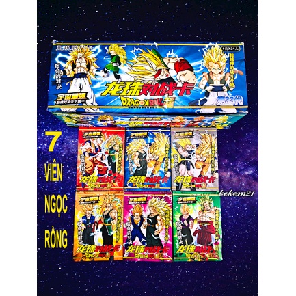 Hộp thẻ bài 7 viên ngọc rồng 432 lá dragon ball songoku