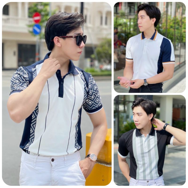 Áo polo nam XANH RÊU HOTTREND, áo cao cấp vải cá sấu size VNXK sang trọng, thời trang - HOKOMEN