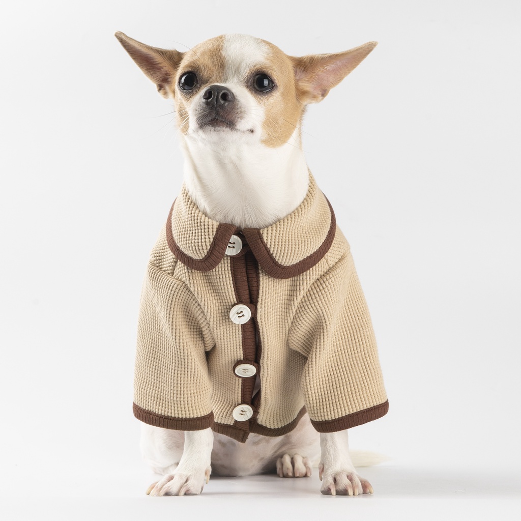 Áo khoác len mùa đông sành điệu cho chó mèo - SaboCoco